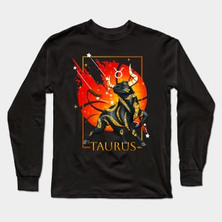 The Raging Taurus- Zodiac Sign - Earth Sign Long Sleeve T-Shirt